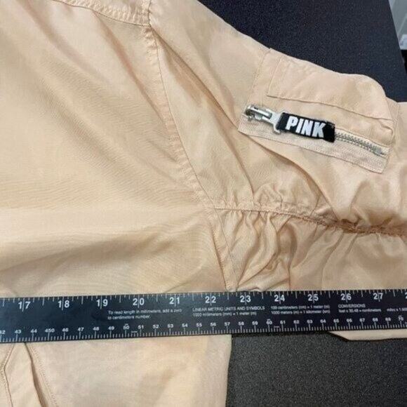 Victoria's Secret PINK Size XS Blush Pink Long Sleeve Full Zip Logo Jacket - Picture 6 of 14